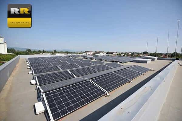 Structura panouri fotovoltaice pe terasa
