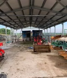 Montaj hala agricola pe structura metalica (6) Montaj hala agricola pe structura metalica